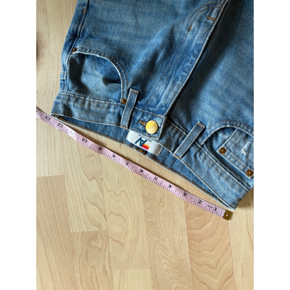 Aviator Nation Hi Rise Wide Leg Gypsy Jeans Vintage Size 24 - Picture 8 of 11